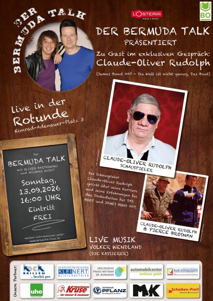 Der Bermuda-Talk... mit Claude-Oliver Rudolph @ Rotunde
