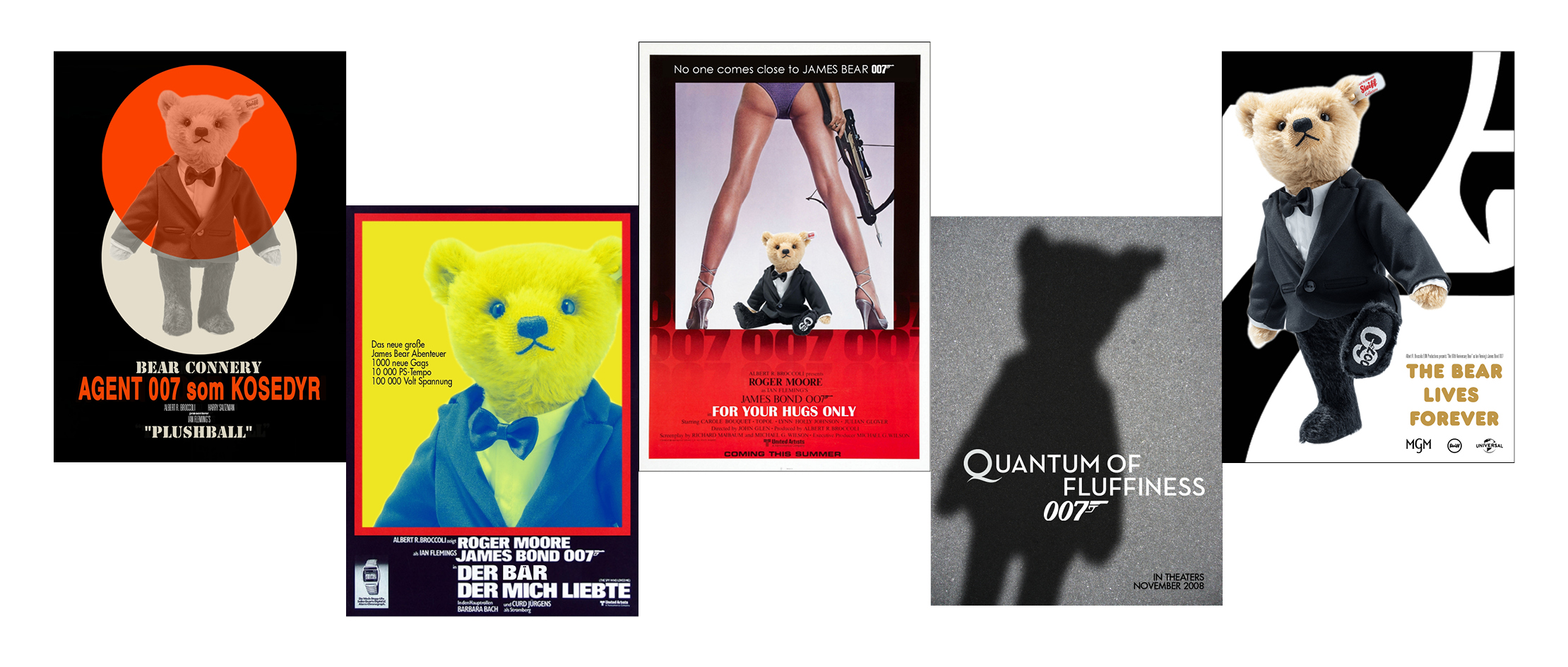 Poster "Bond Bear"